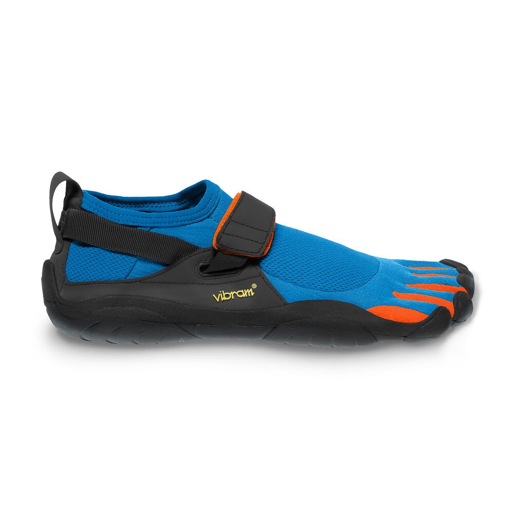 Vibram FiveFingers Heren Kso - Fitness Schoenen Blauw/Oranje - 576419DTE